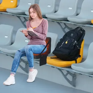 Nice C Heated Stadium Seat, Heated Seat Cushion, Heated Bleacher Seats, Stadium Seats with Back, Foldable and Lightweight, Thick Padded with Carry Handle, 10000mAh Power Bank Included