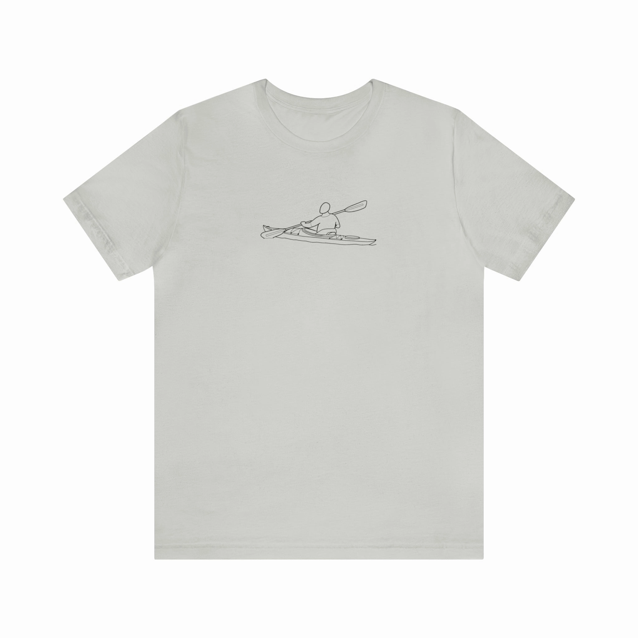 Okauchee Lake, Kayak - Unisex Lightweight Short Sleeve Tee