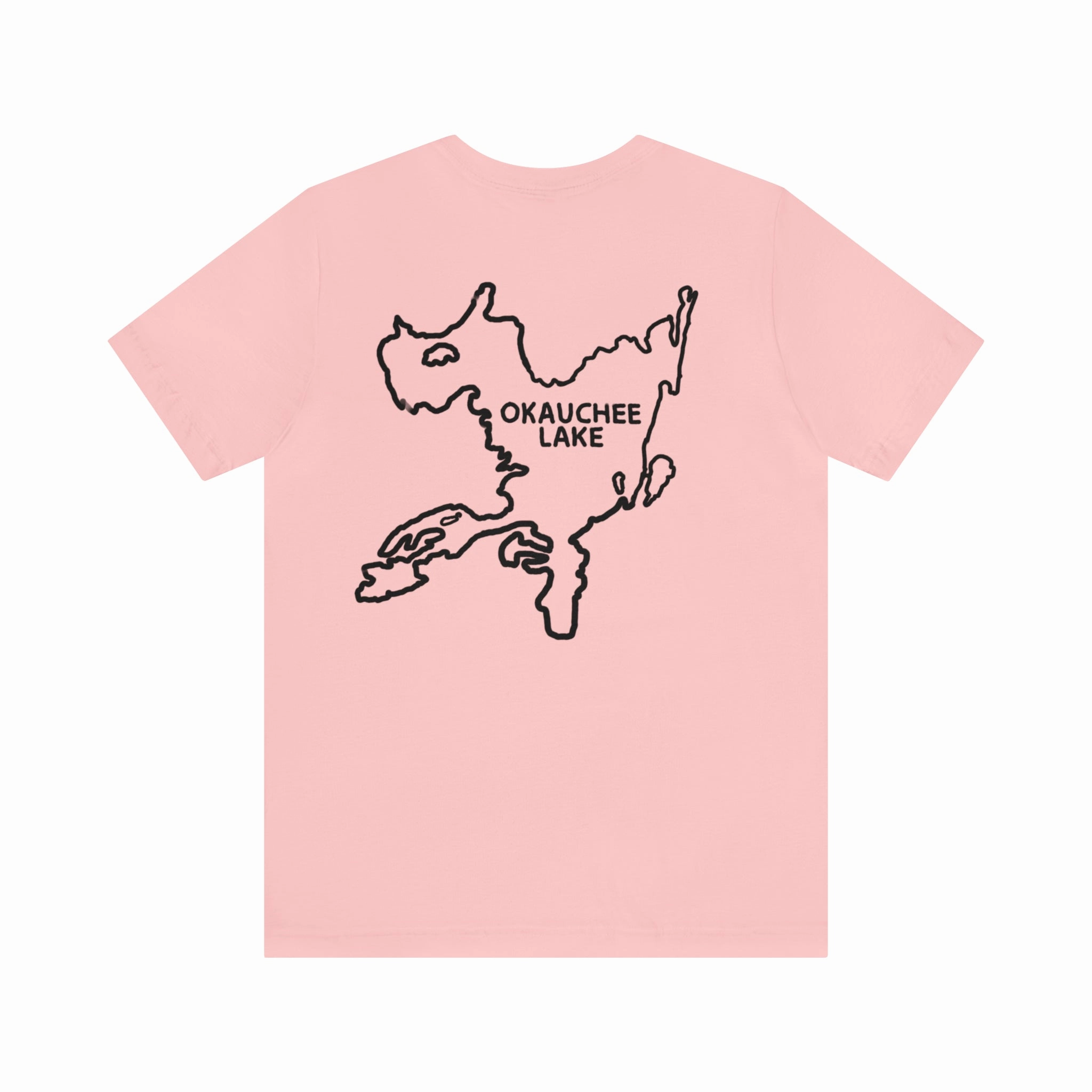 Okauchee Lake, Kayak - Unisex Lightweight Short Sleeve Tee