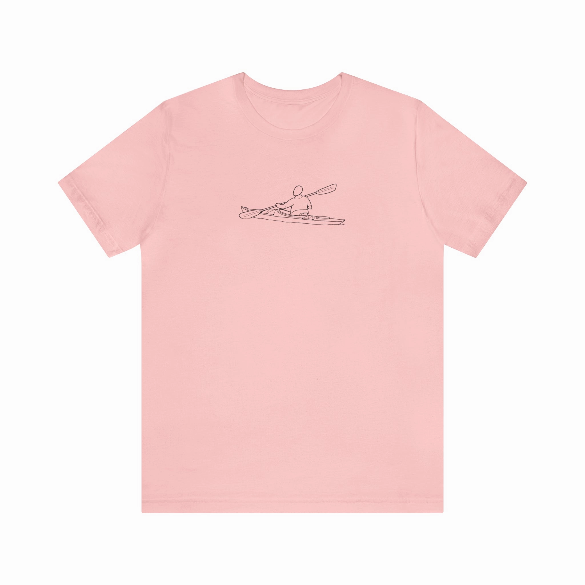 Okauchee Lake, Kayak - Unisex Lightweight Short Sleeve Tee