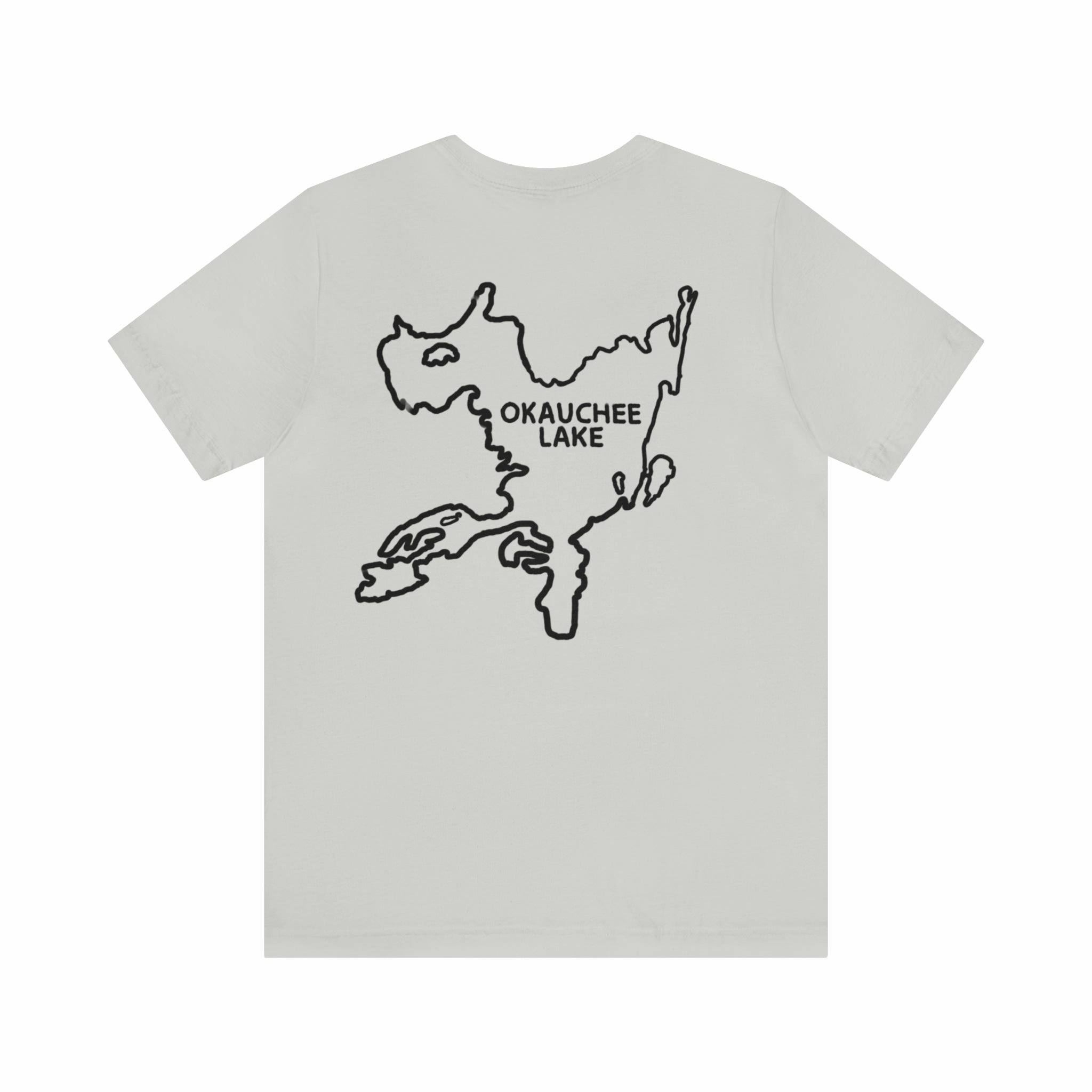 Okauchee Lake, Kayak - Unisex Lightweight Short Sleeve Tee