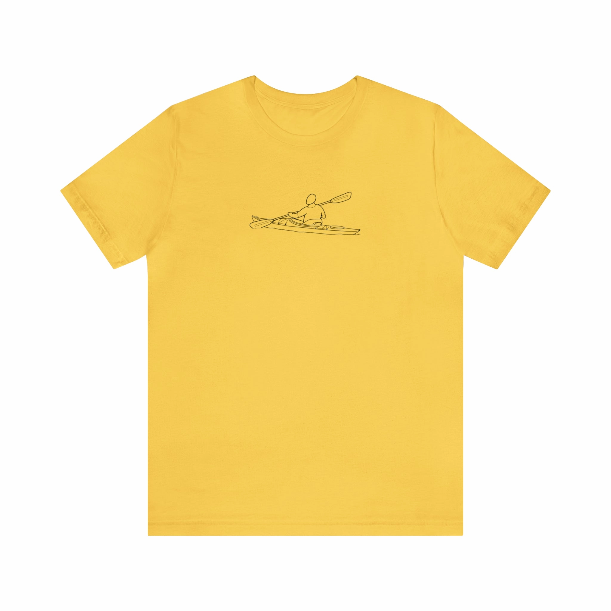 Okauchee Lake, Kayak - Unisex Lightweight Short Sleeve Tee