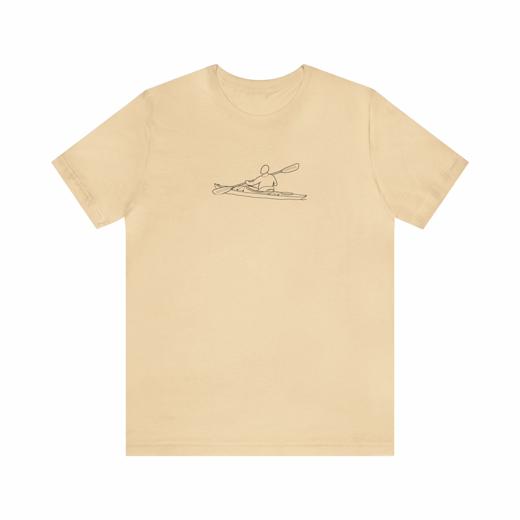 Okauchee Lake, Kayak - Unisex Lightweight Short Sleeve Tee