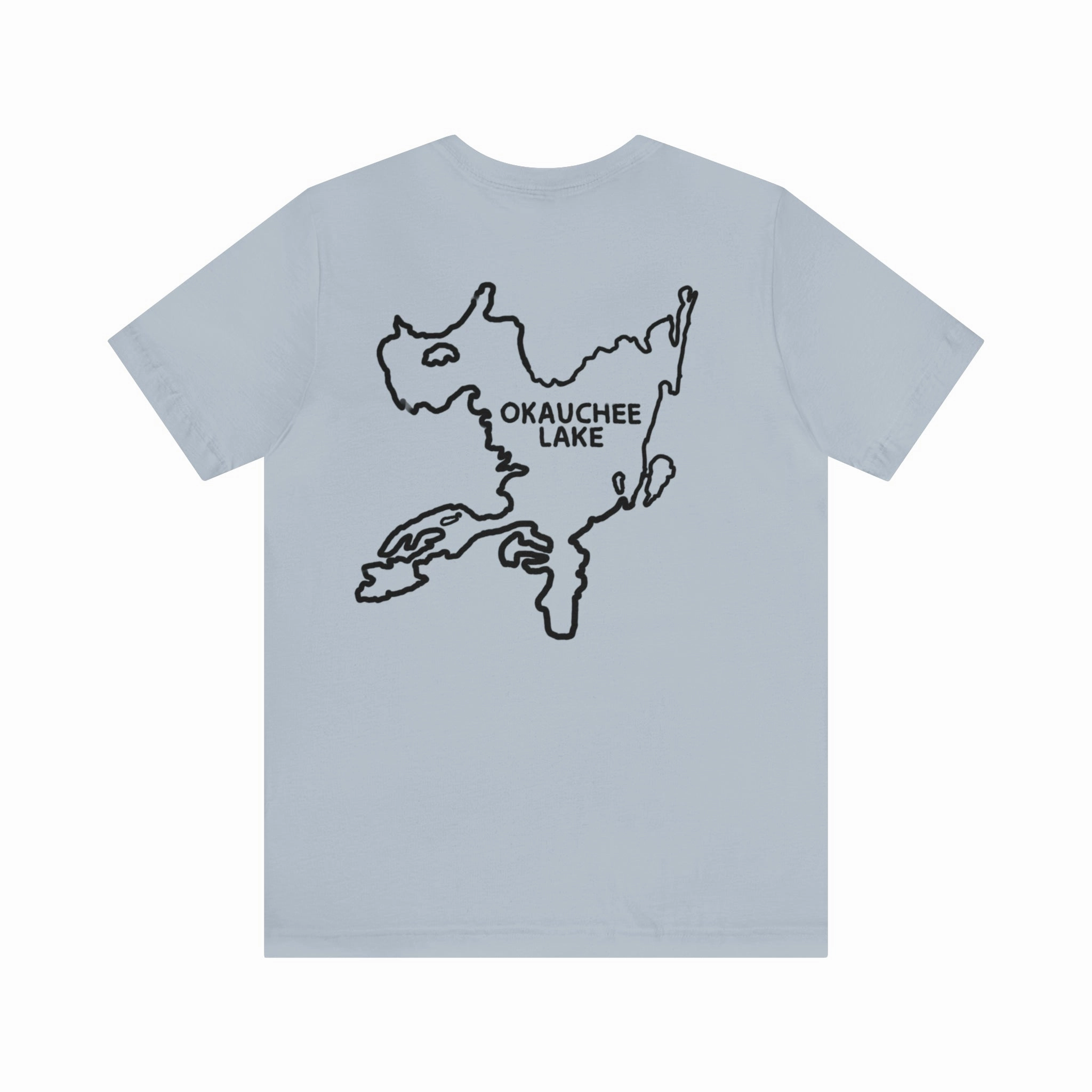Okauchee Lake, Kayak - Unisex Lightweight Short Sleeve Tee