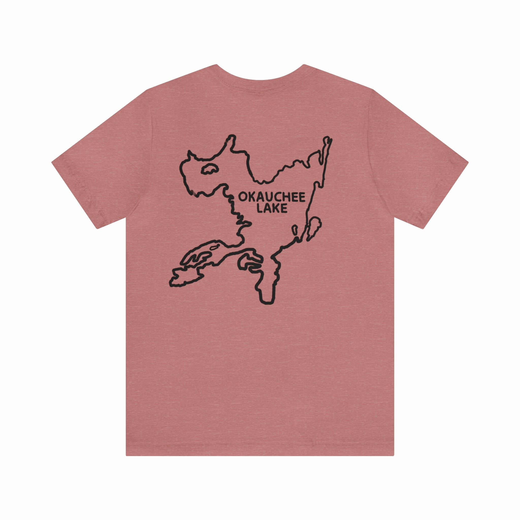 Okauchee Lake, Kayak - Unisex Lightweight Short Sleeve Tee