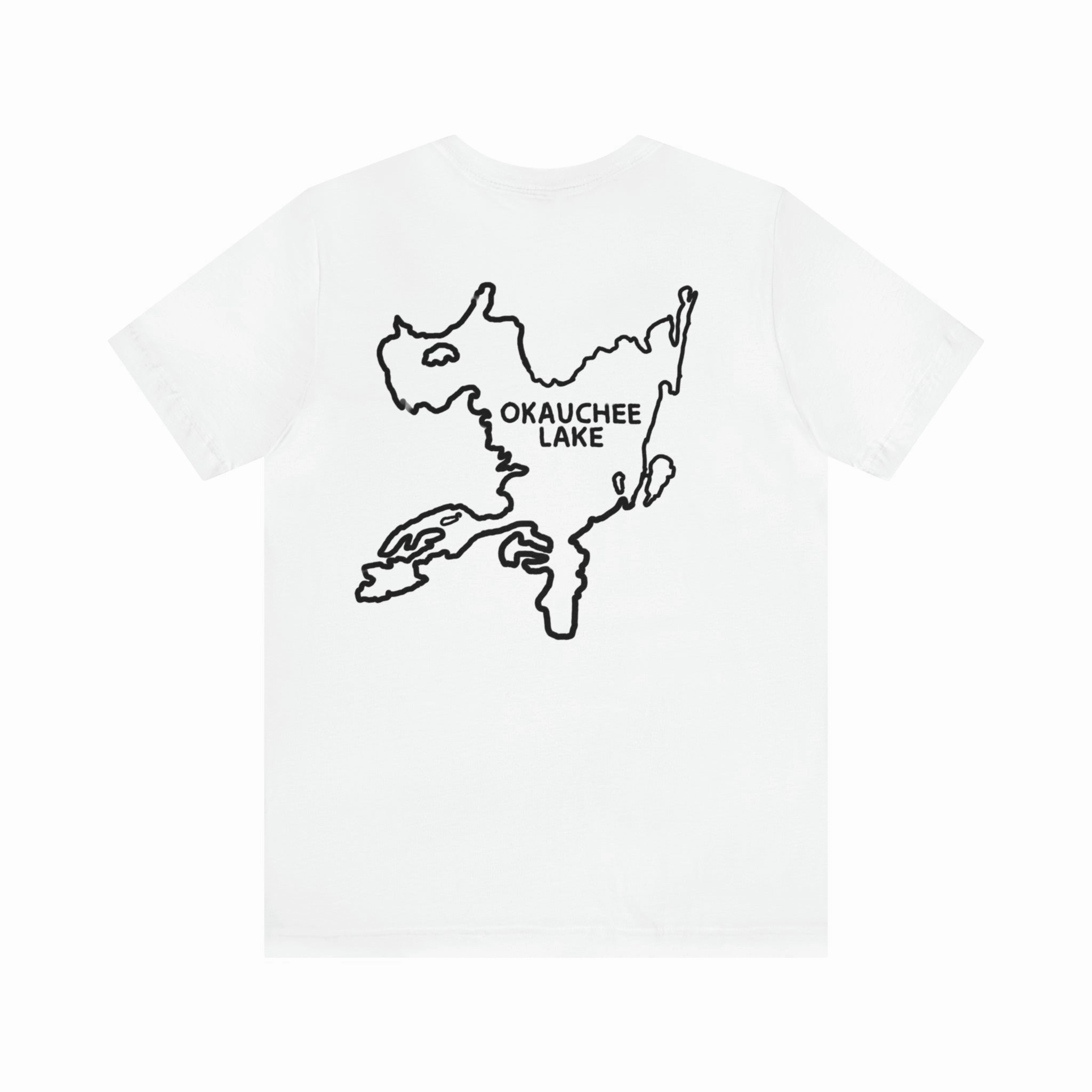 Okauchee Lake, Kayak - Unisex Lightweight Short Sleeve Tee