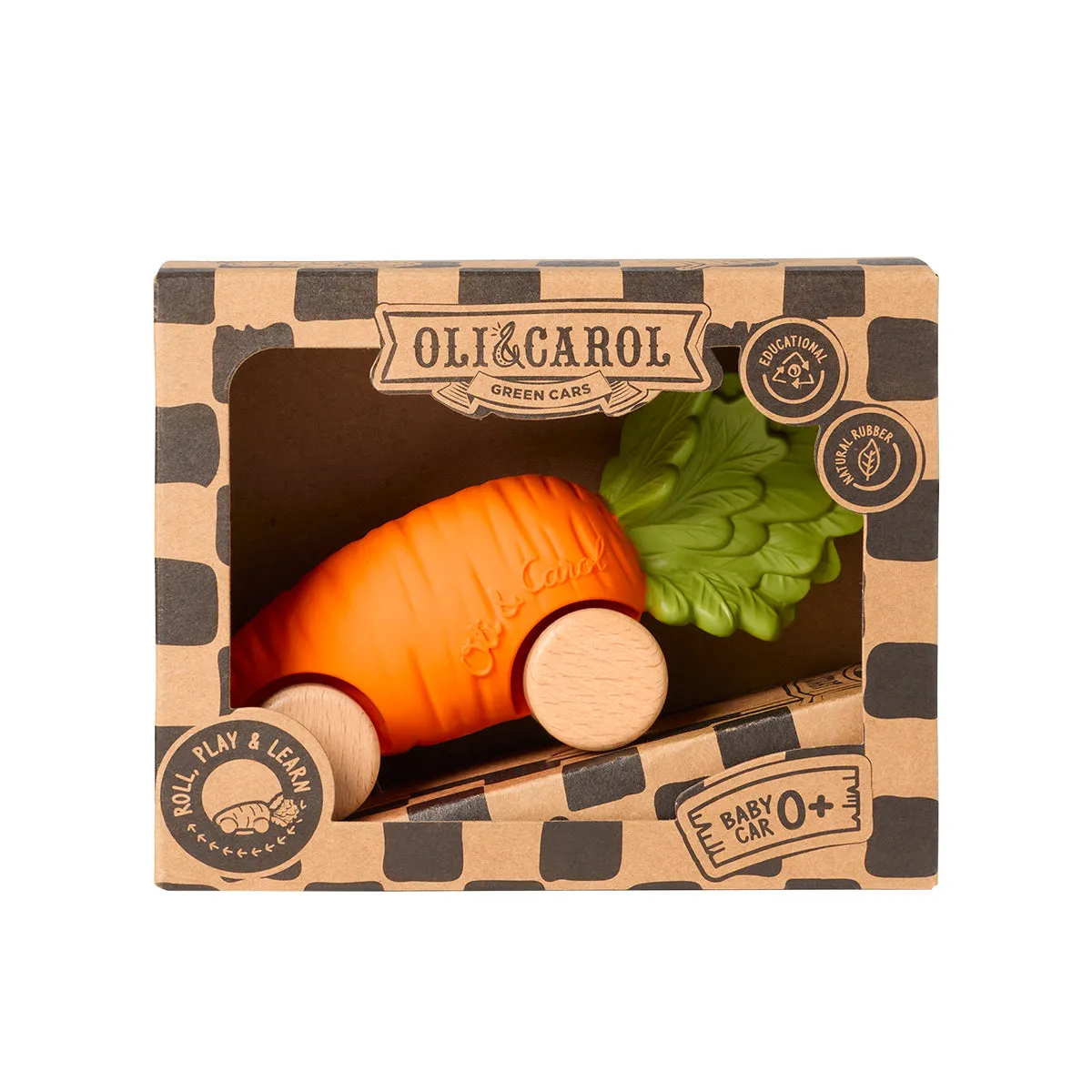 Oli&Carol car toy, carrot