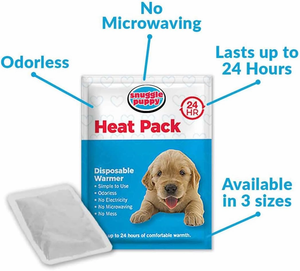 Original Snuggle Puppy Toys - Heartbeat Puppy for Dogs - Pet Anxiety Relief and Calming Aid - Comfort Dog Toys for Behavioral Training in Black