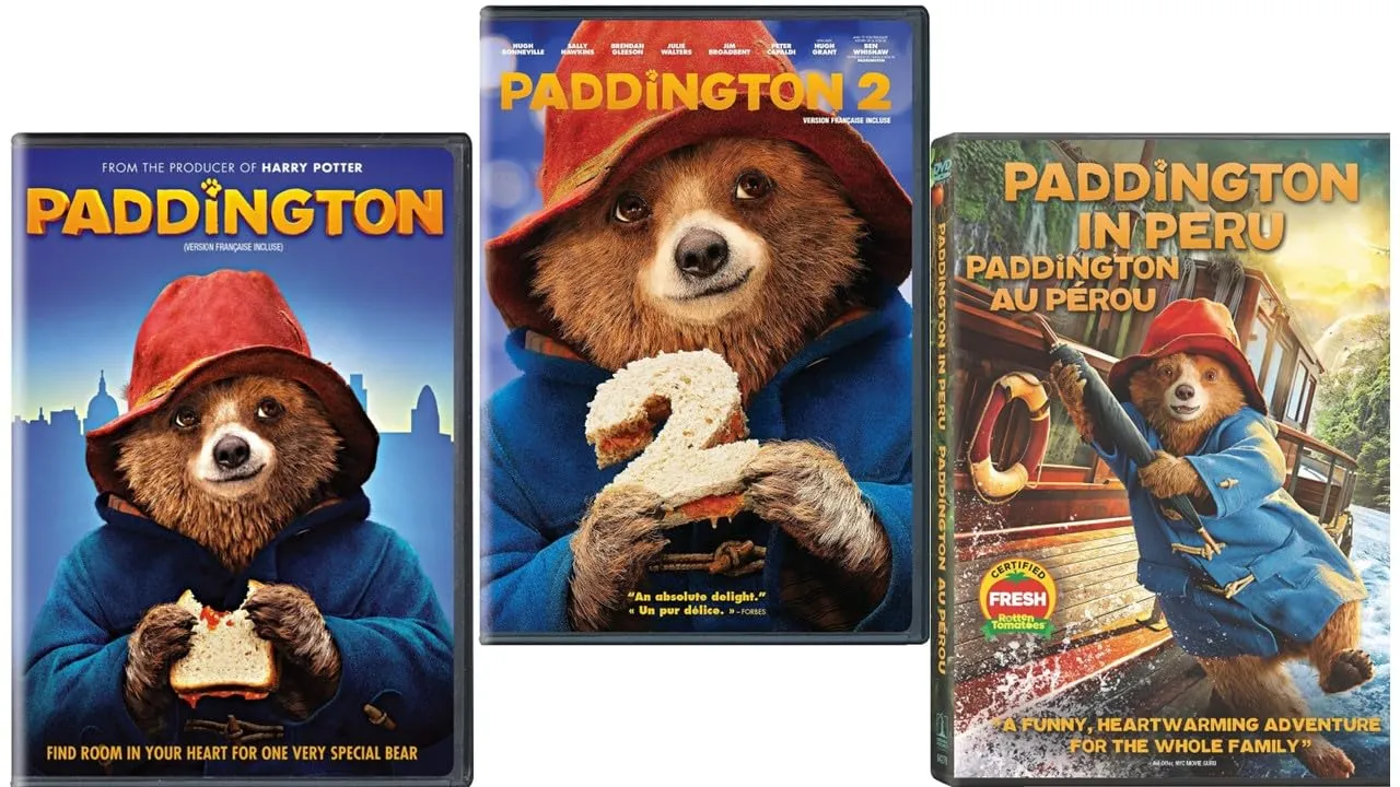 Paddington: 3 - Film Collection ( Paddington/Paddington 2/ Paddington in Peru) - [3 DVD Pack]