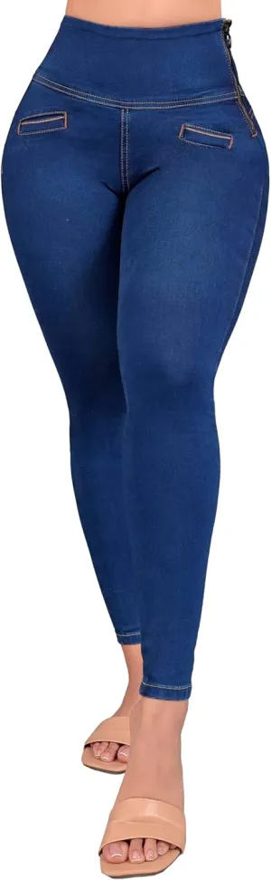 Pantalones Colombianos Levanta Pompa | Butt Lifting Jeans | High Waisted Jeans for Women | Lipo Jeans