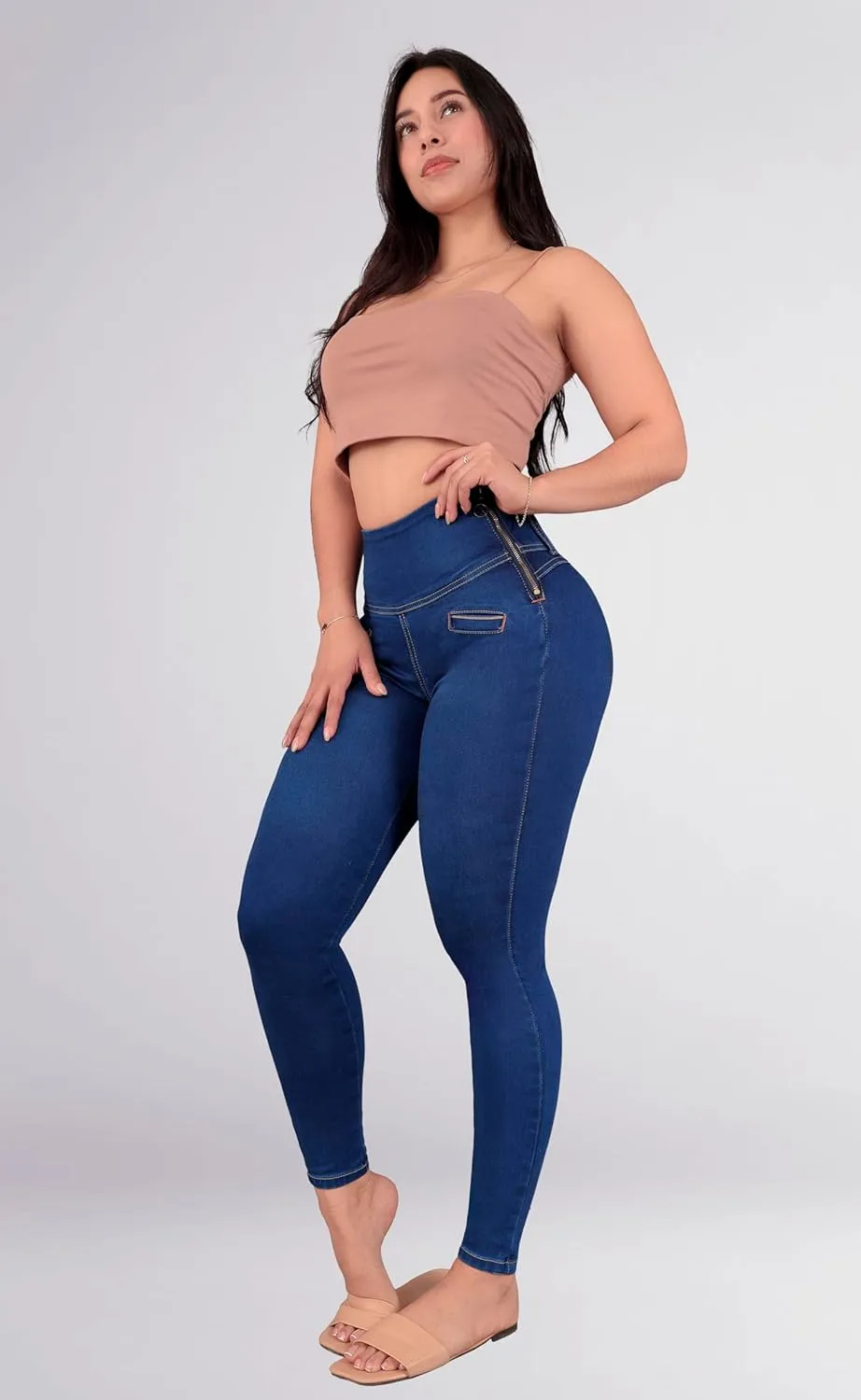 Pantalones Colombianos Levanta Pompa | Butt Lifting Jeans | High Waisted Jeans for Women | Lipo Jeans