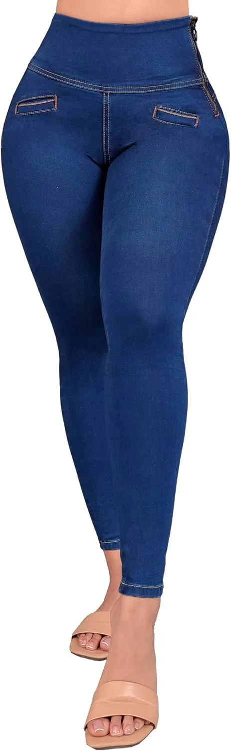 Pantalones Colombianos Levanta Pompa | Butt Lifting Jeans | High Waisted Jeans for Women | Lipo Jeans