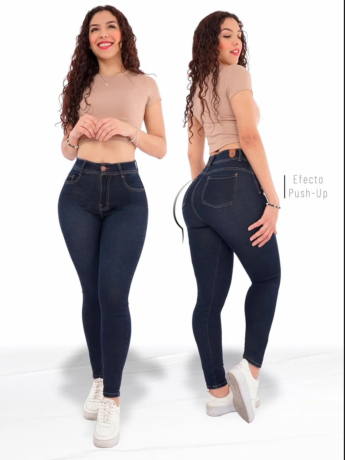 Pantalones Colombianos Levanta Pompa | Butt Lifting Jeans | High Waisted Jeans for Women | Lipo Jeans