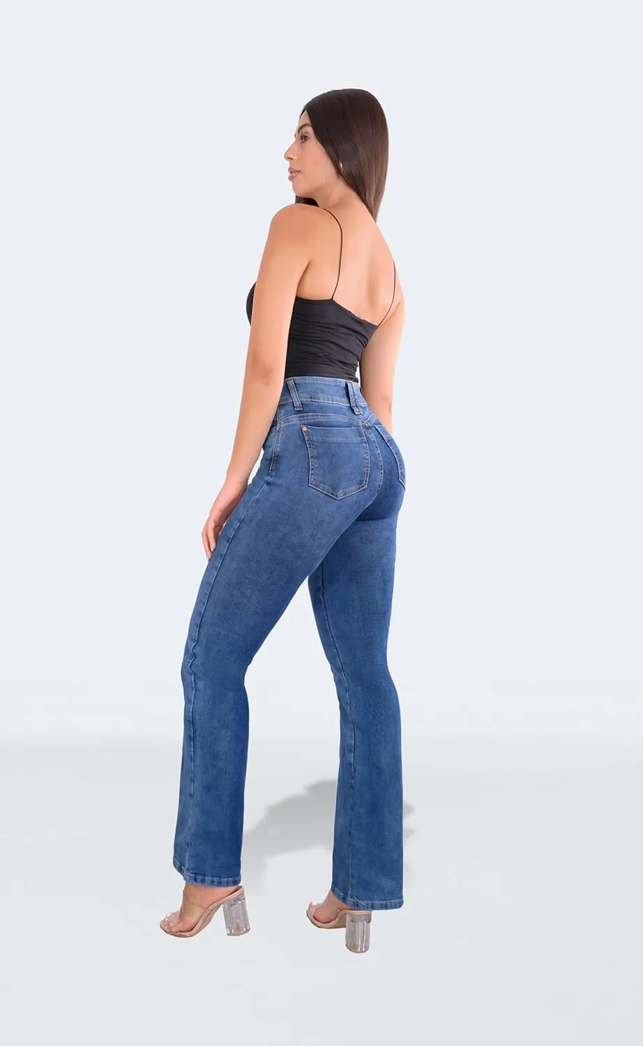 Pantalones Levanta Cola Colombian Butt Lifting Jeans - High Waisted for Women