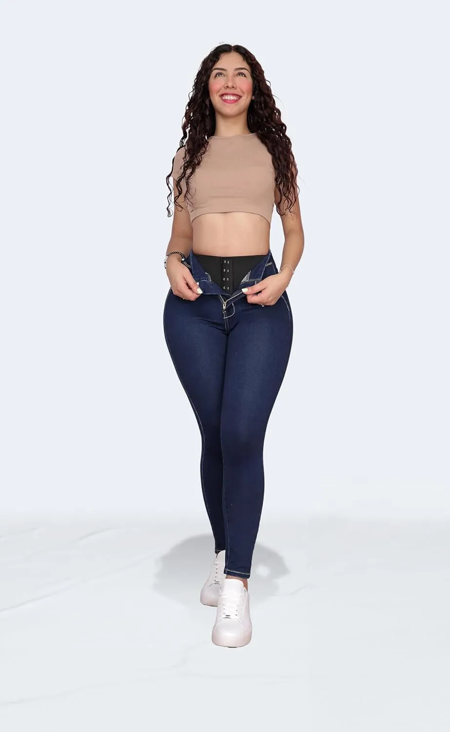 Pantalones Levanta Cola Colombian Butt Lifting Jeans - High Waisted for Women