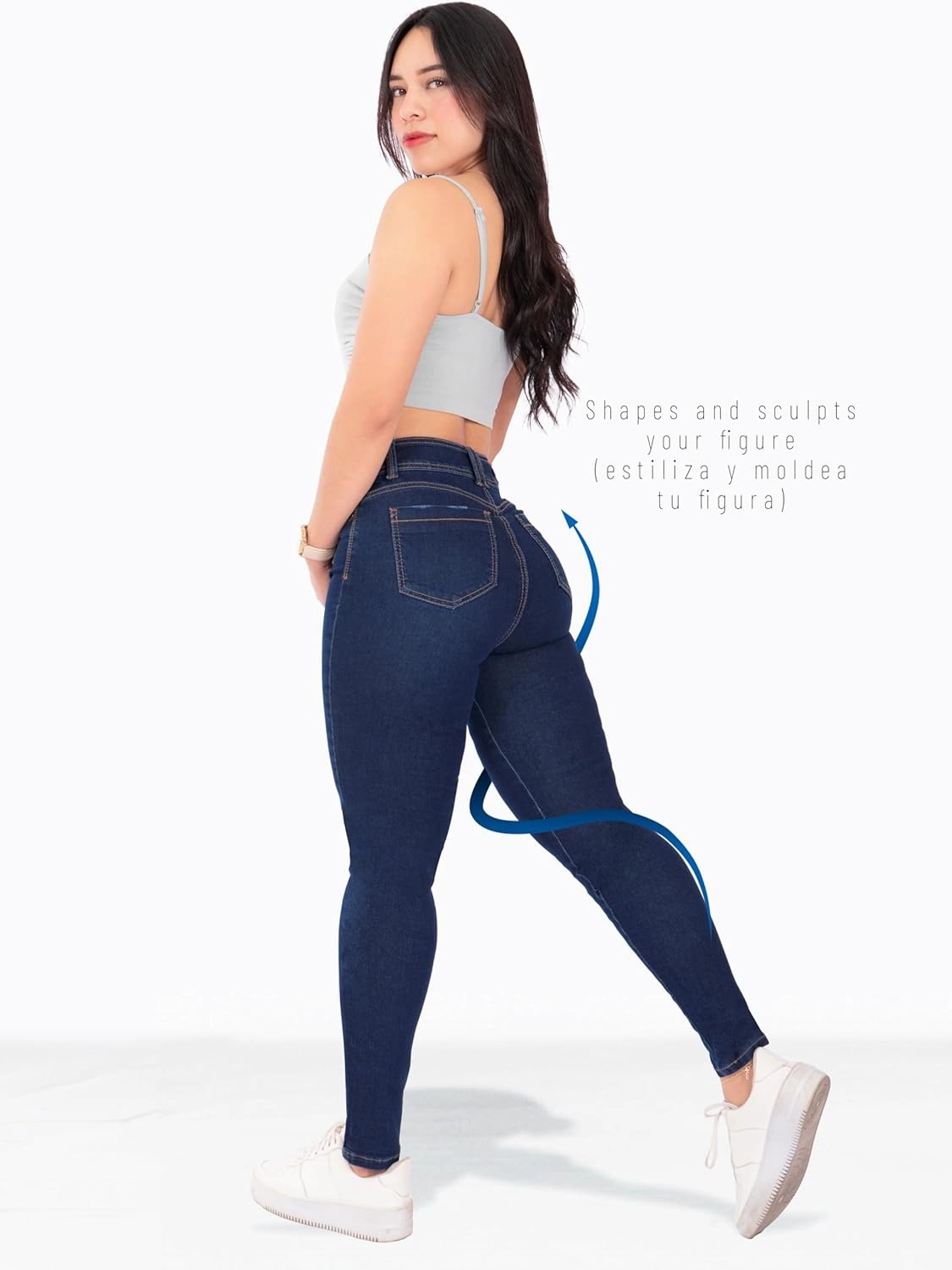 Pantalones Colombianos Levanta cola Butt Lifting Jeans High Waisted Jeans for Women Colombian Jeans