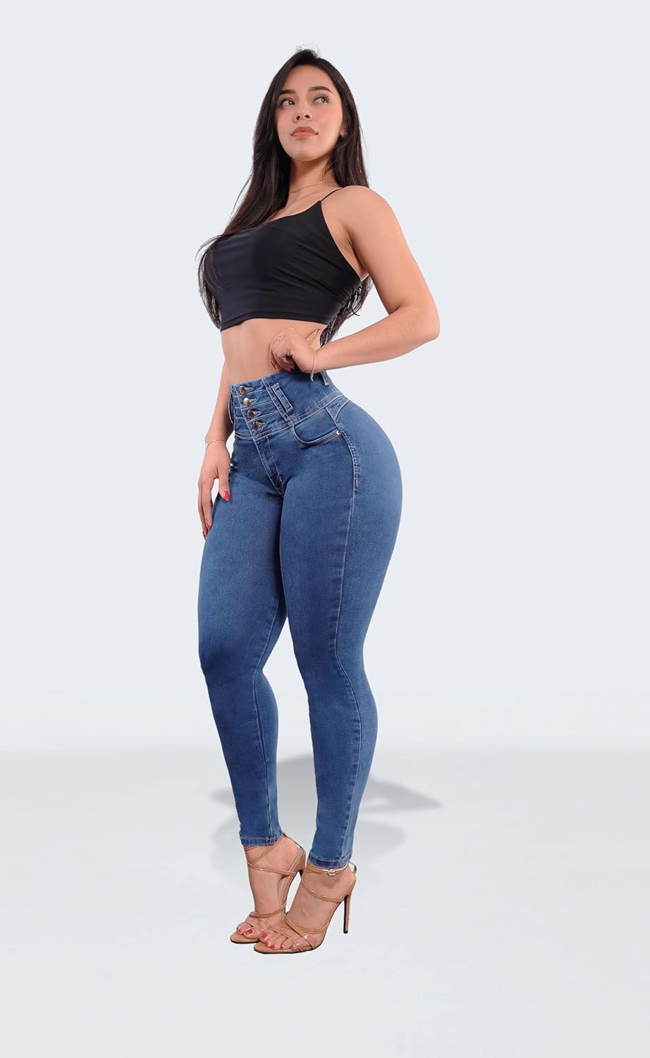 Pantalones Colombianos Levanta Pompa | Butt Lifting Jeans | High Waisted Jeans for Women | Lipo Jeans