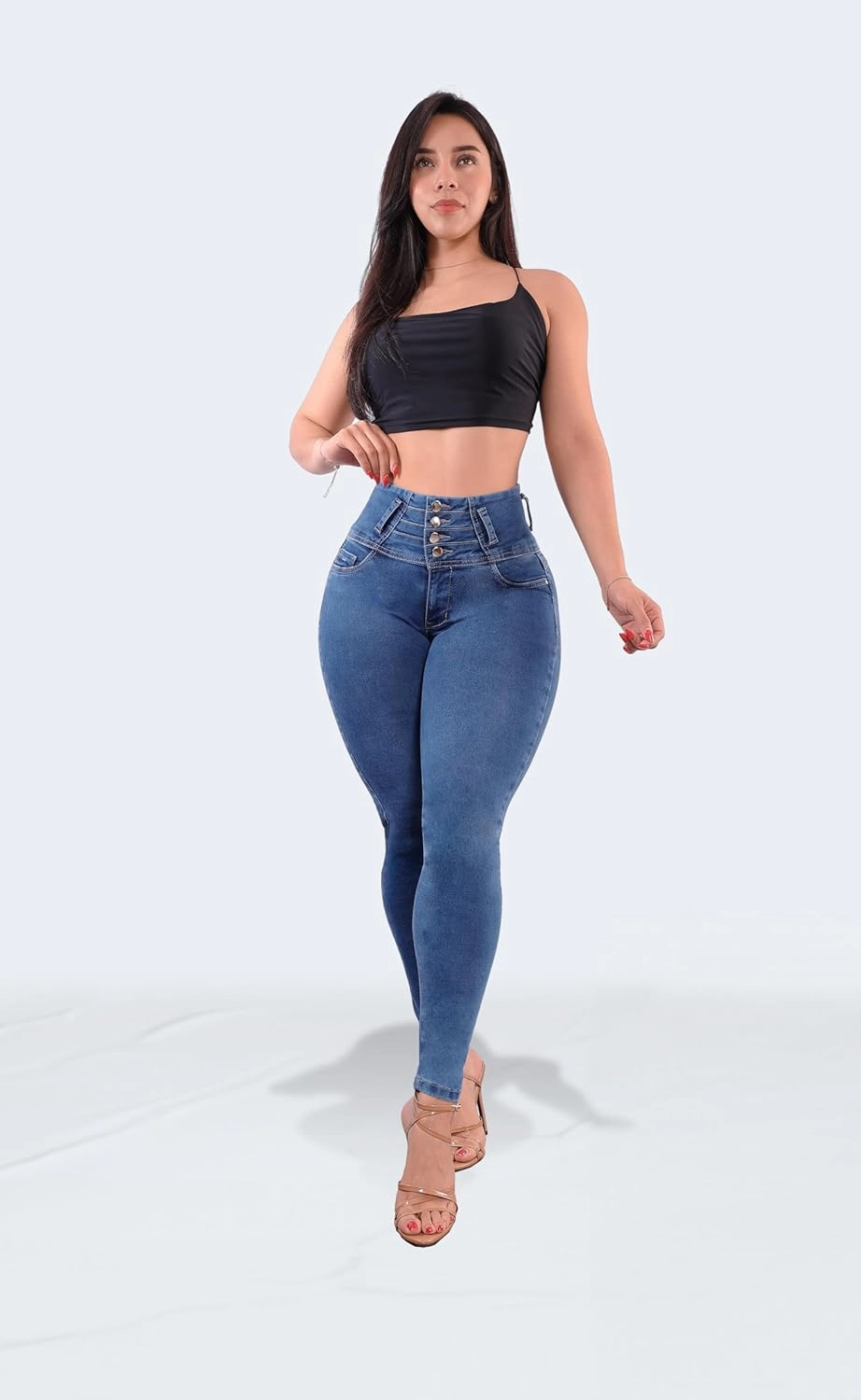 Pantalones Colombianos Levanta Pompa | Butt Lifting Jeans | High Waisted Jeans for Women | Lipo Jeans