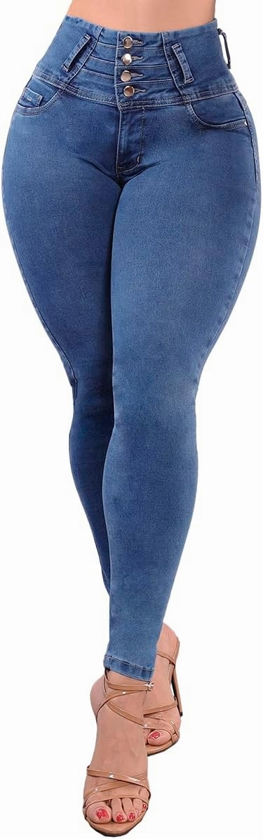 Pantalones Colombianos Levanta Pompa | Butt Lifting Jeans | High Waisted Jeans for Women | Lipo Jeans