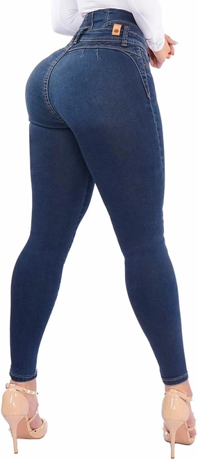 Pantalones Colombianos Levanta Pompa | Butt Lifting Jeans | High Waisted Jeans for Women | Lipo Jeans