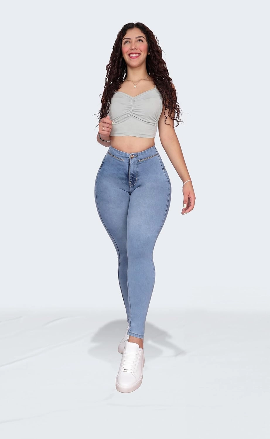 Pantalones Levanta Cola Colombian Butt Lifting Jeans - High Waisted for Women