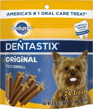 Pedigree Dentastix Dog 24 Mini Treat Toy/Small, 6oz