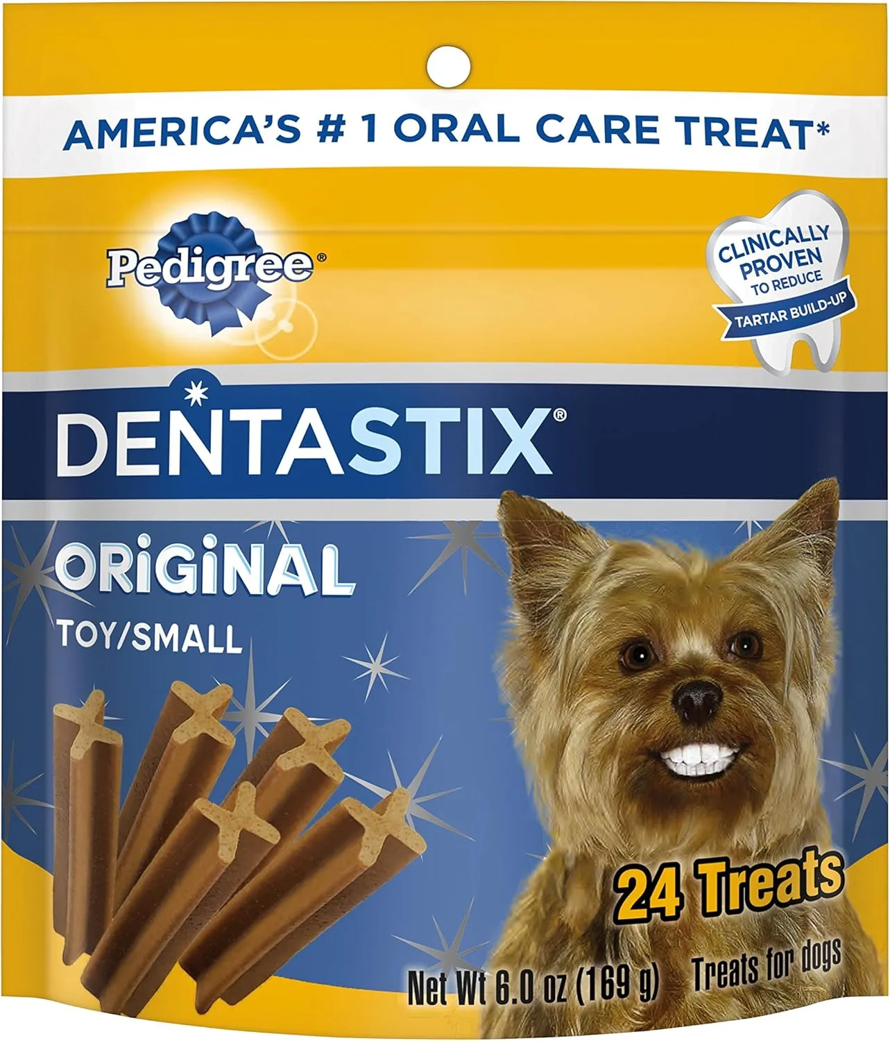 Pedigree Dentastix Dog 24 Mini Treat Toy/Small, 6oz
