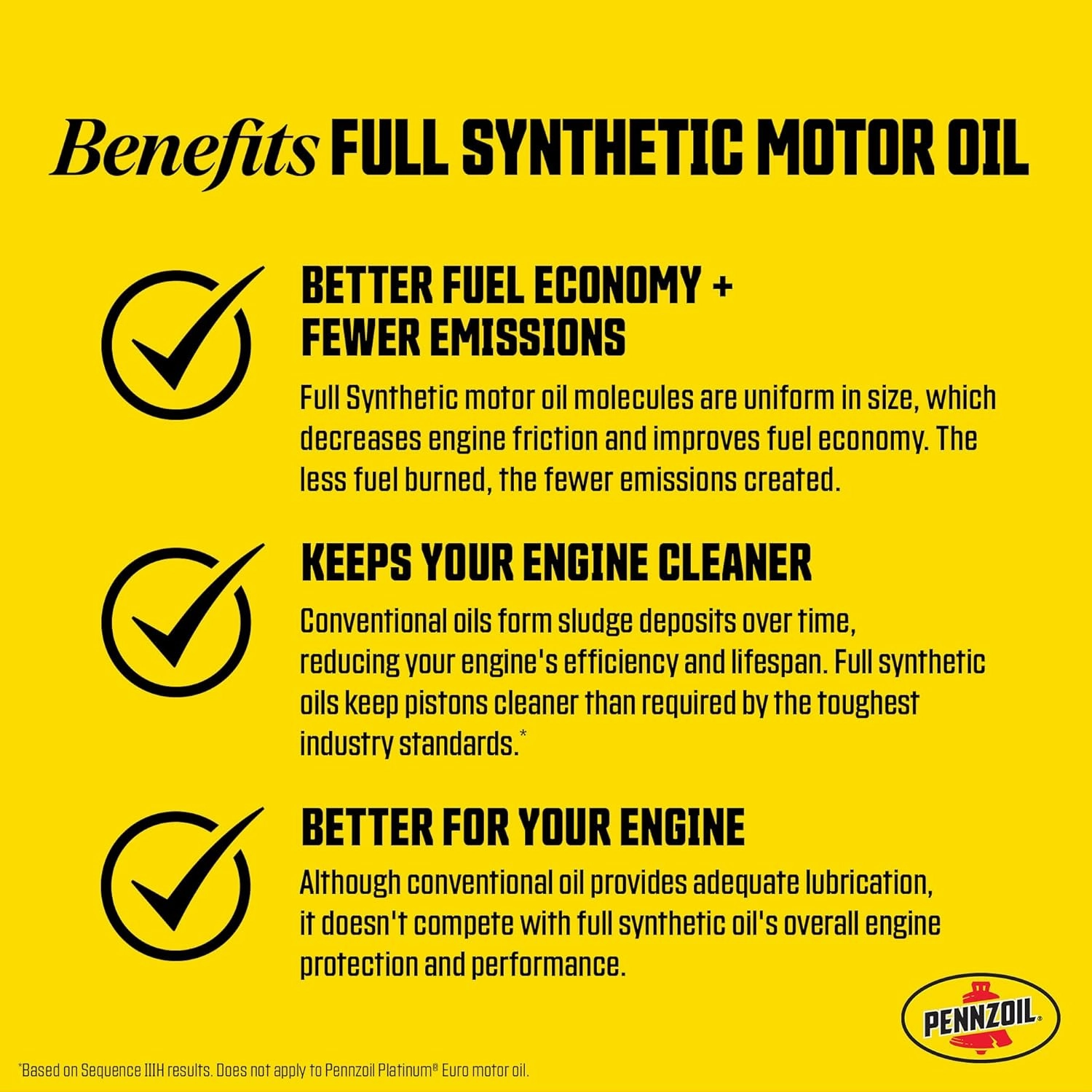 Pennzoil Ultra Platinum Full Synthetic 5W-30 Motor Oil, 5 Quart (3 Pack)