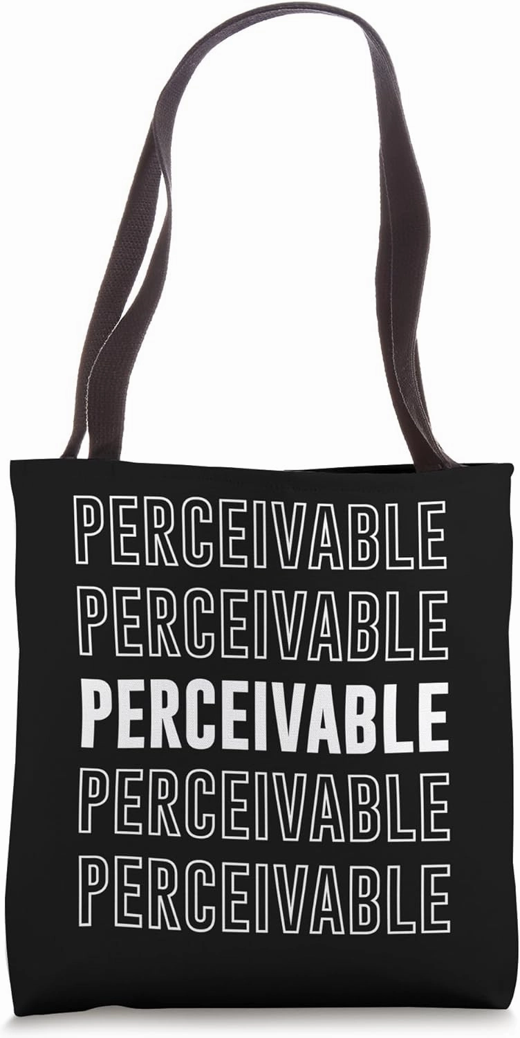 Perceivable Tote Bag