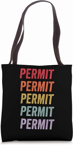 Permit Tote Bag