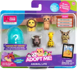 Pets Multipack Animal Life - Hidden Pet - Top Online Game, Exclusive Virtual Item Code Included - Fun Collectible Toys for Kids