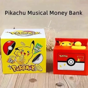 Pikachu Musical Savings Piggy Bank