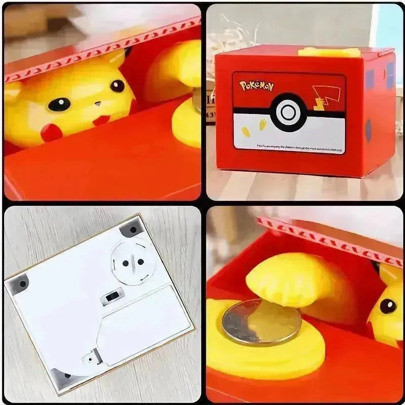 Pikachu Musical Savings Piggy Bank