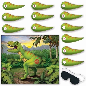 Pin The Tail On The Dinosaur Game