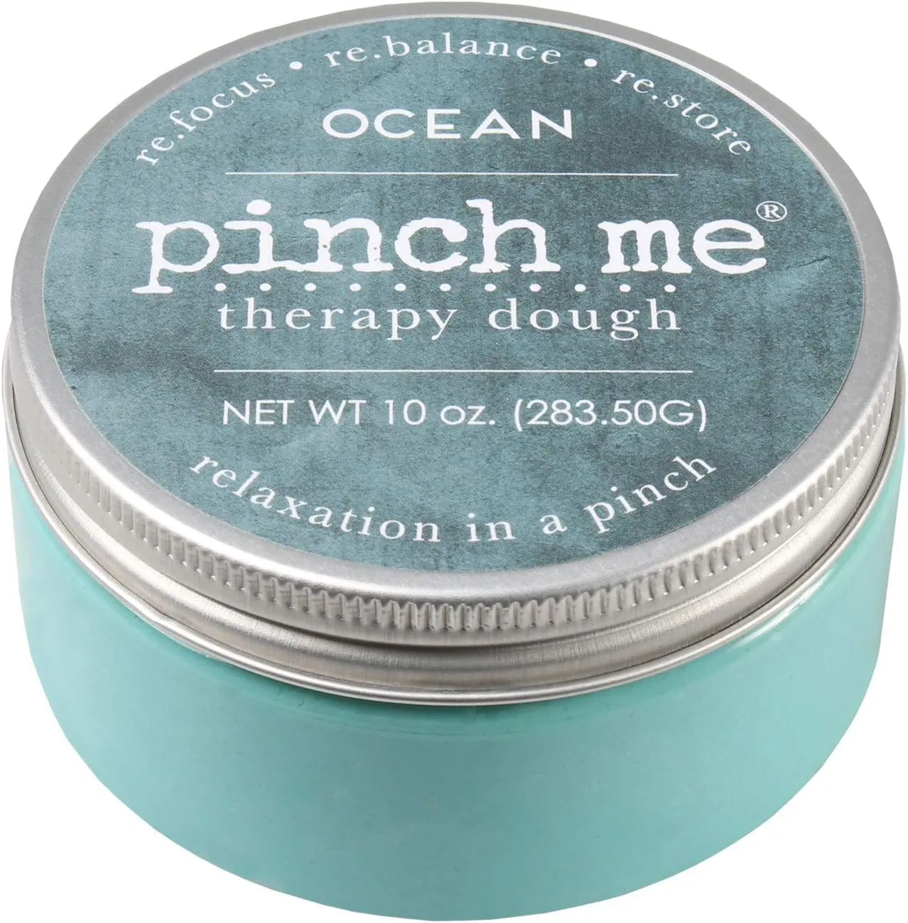 Pinch Me Therapy Dough - Holistic Aromatherapy Stress Relieving Putty - 10 Ounce Ocean Scent