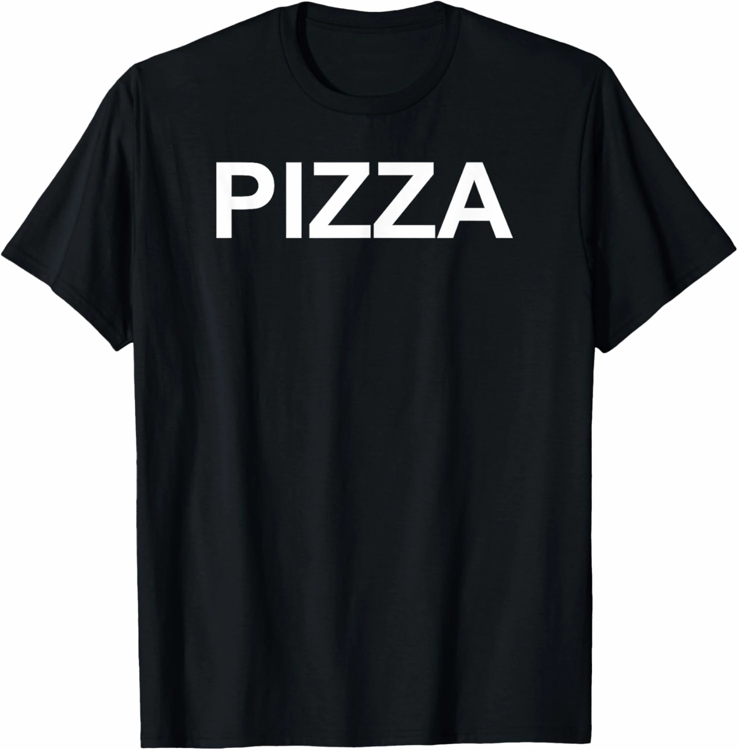 Pizza Text T-Shirt - Costume Gift