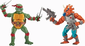PlayMates TMNT Classic Ralph VS TRICERATON 2PK AF