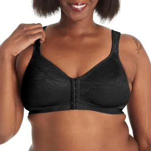 PLAYTEX Women's 18 Hour Front Close Wirefree Back Support Posture Full Coverage Bra Use525