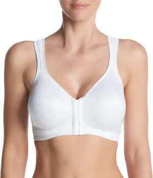 PLAYTEX Women's 18 Hour Front Close Wirefree Back Support Posture Full Coverage Bra Use525