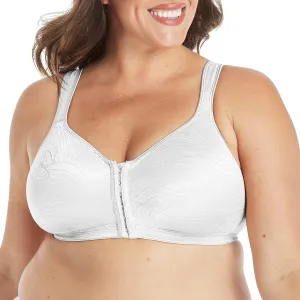 PLAYTEX Women's 18 Hour Front Close Wirefree Back Support Posture Full Coverage Bra Use525