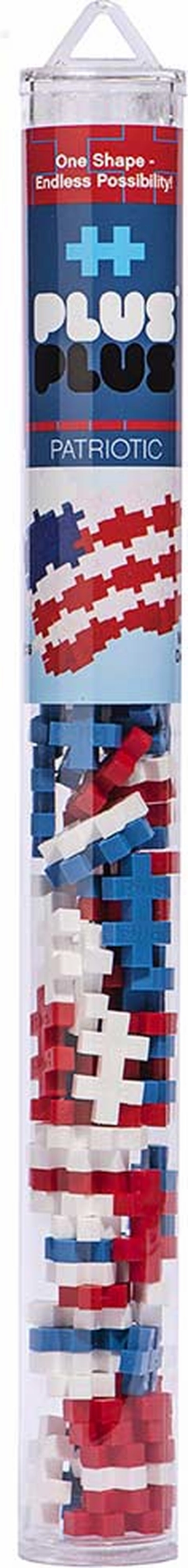 Plus-Plus Tube - Patriotic Mix