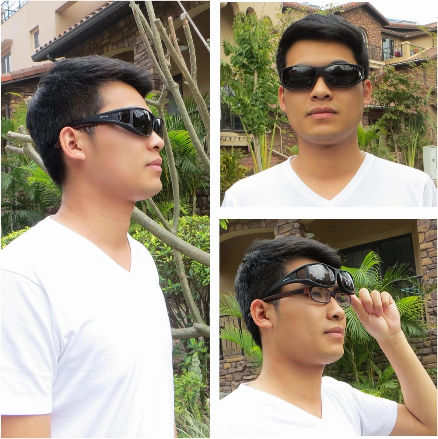 Polarized Solar Shield Fit Over Glasses Driving Sunglasses for Men and Women
