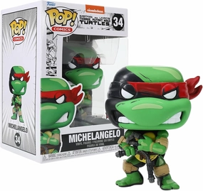 Pop! Comics Teenage Mutant Ninja Turtles: Michelangelo Previews Exclusive Vinyl Figure