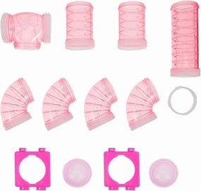 POPETPOP Hamster Tubes and Tunnels : DIY Hamster Tunnel Adventure External Hamster Cage Attachment DIY Assorted Connection Tunnel Track for Hamster and Other Small Animals