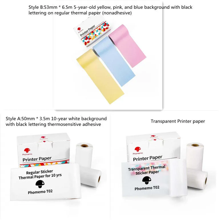 Portable Thermal Label Printer