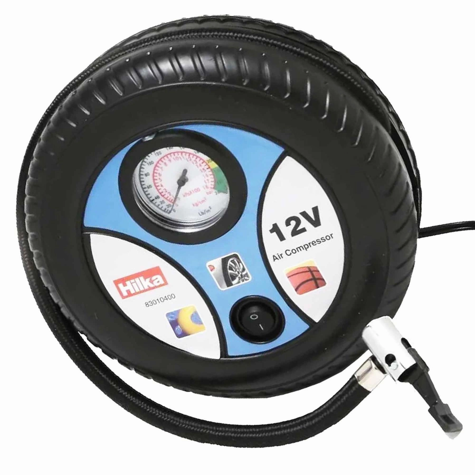 Portable 12V Car Air Compressor Quick Inflation Solution