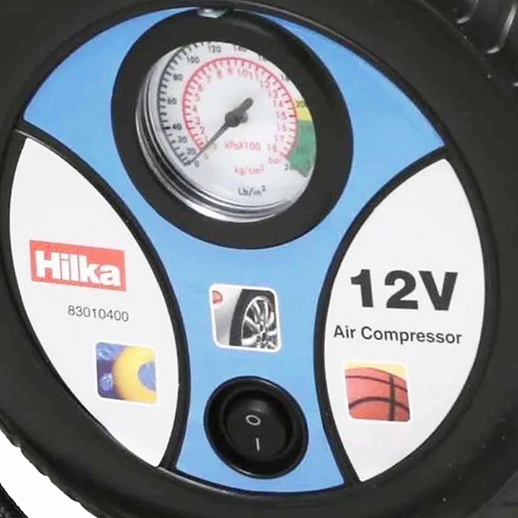 Portable 12V Car Air Compressor Quick Inflation Solution