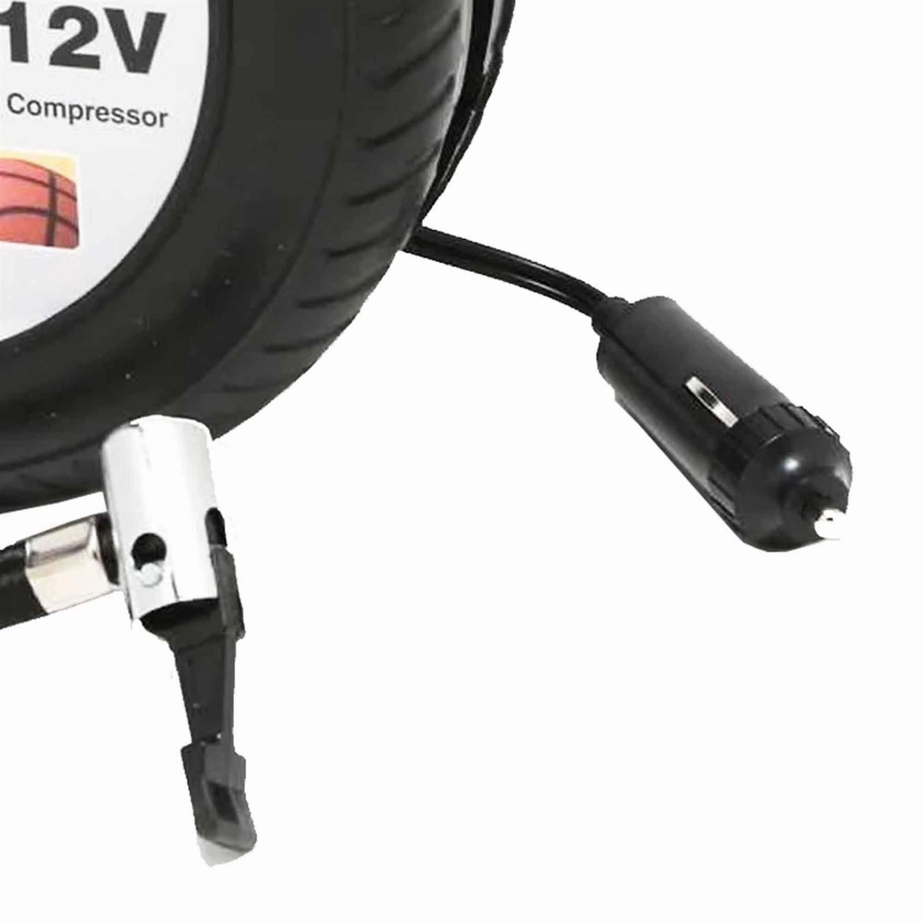Portable 12V Car Air Compressor Quick Inflation Solution
