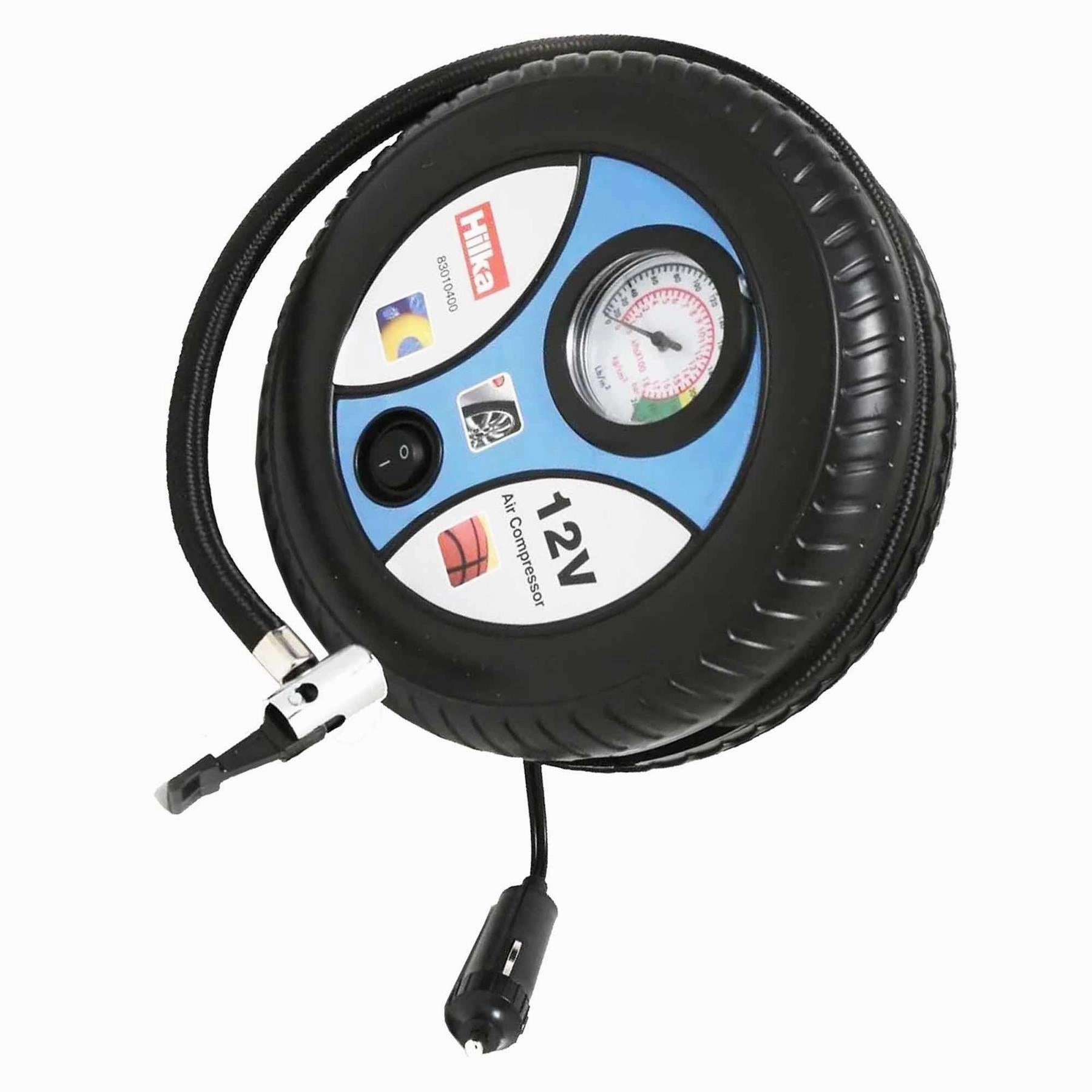 Portable 12V Car Air Compressor Quick Inflation Solution