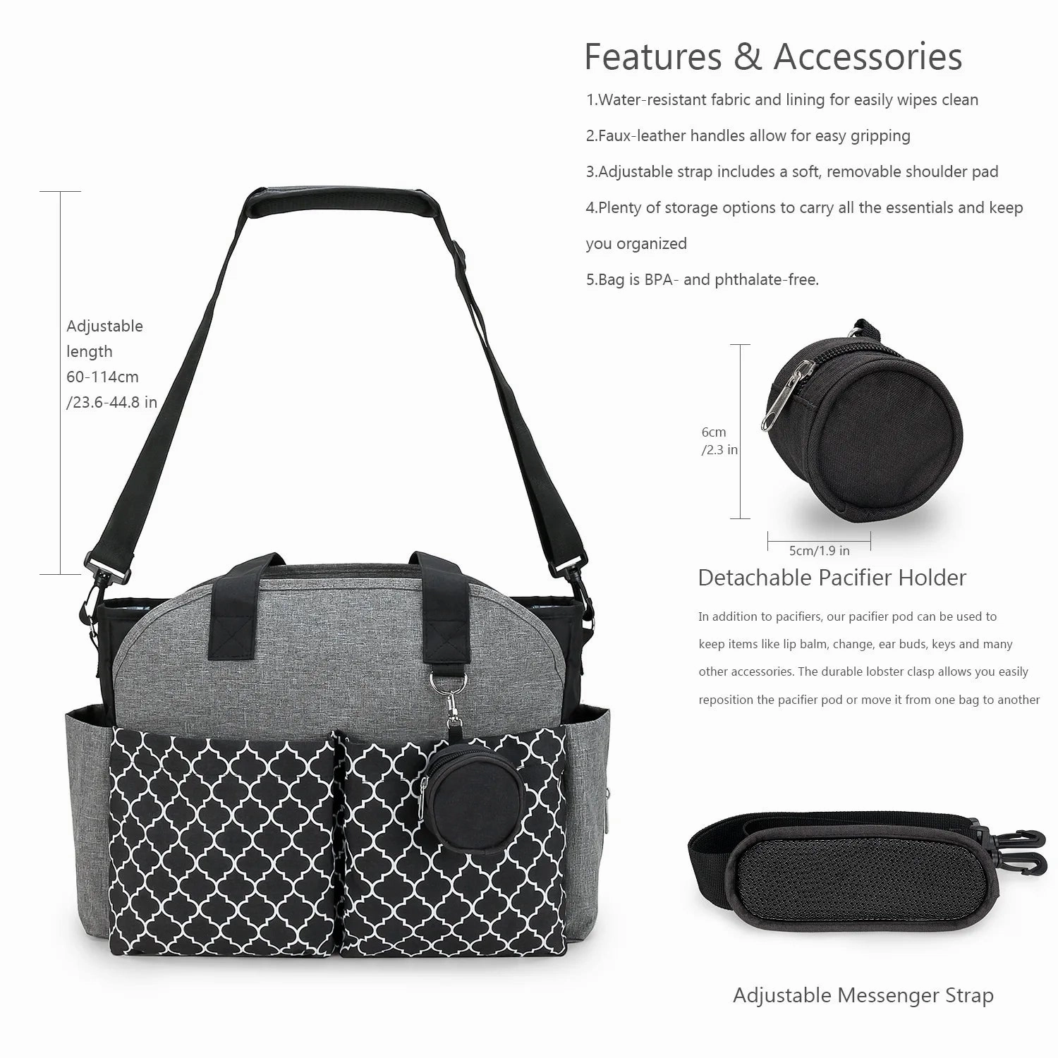 Portable Baby Changing Carrier Bag